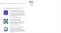 Desktop Screenshot of bkc-consulting.com